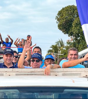 Dani, Ênio Cavalcante e Sérgio Lira comandam carreata histórica em Maragogi