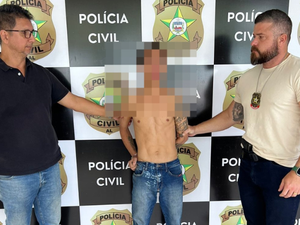 Preso suspeito da morte de motorista de app encontrado em canavial, em Maceió