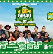 ExpoGirau 2026: Prefeitura divulga datas oficiais dos shows da 6ª edição