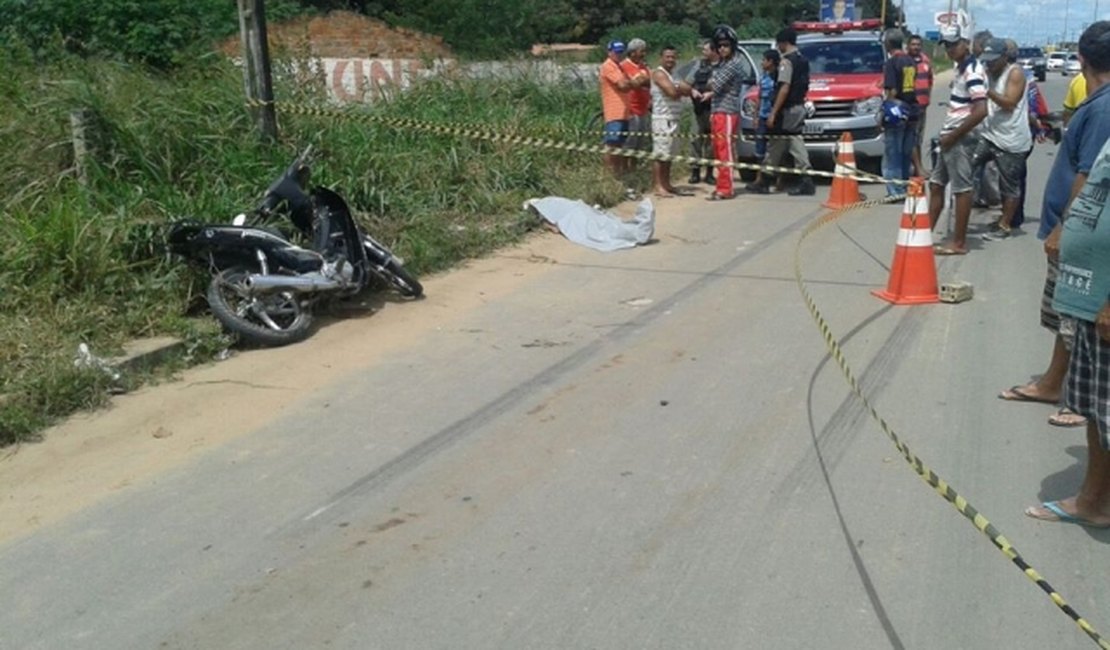 Em Arapiraca, pedreiro morre em acidente na Avenida José Alexandre