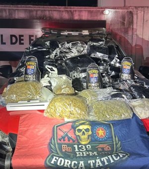 Homem é detido após descoberta de R$ 400 mil em maconha armazenada em freezer em Marechal Deodoro