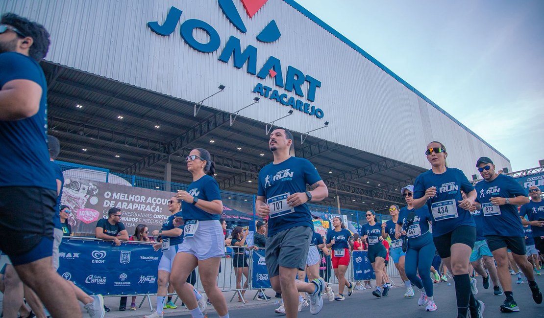 Jomart Run mobiliza mais de 800 atletas profissionais e amadores em Arapiraca