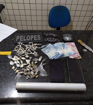 Jovens de 19 e 22 anos são presos com drogas em Teotônio Vilela