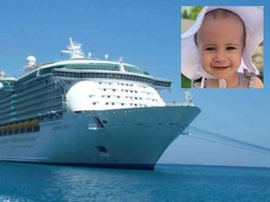 Bebê morre ao cair dos braços do avô por janela em passeio de navio