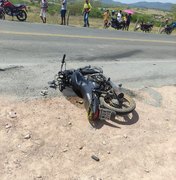 Motociclista morre após grave colisão com caminhão-pipa na zona rural de São José da Tapera