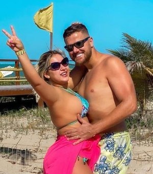 Zé Neto e Natália Toscano curtem férias em resort de Maragogi