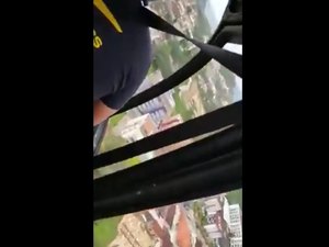 [Vídeo] Queda de helicóptero é registrada por sobrevivente
