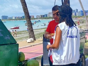 Saúde leva educação sanitária aos locais mais frequentados de Maceió