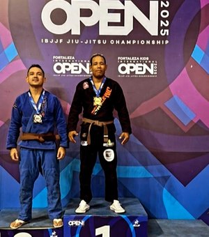 Arapiraquense Alexandre Negão é campeão de Jiu-jitsu no CE representando Palmeira dos Índios