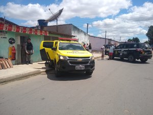 [Vídeo] Reconstituição da morte de Marcelo Pacheco mobiliza equipes policiais em Arapiraca