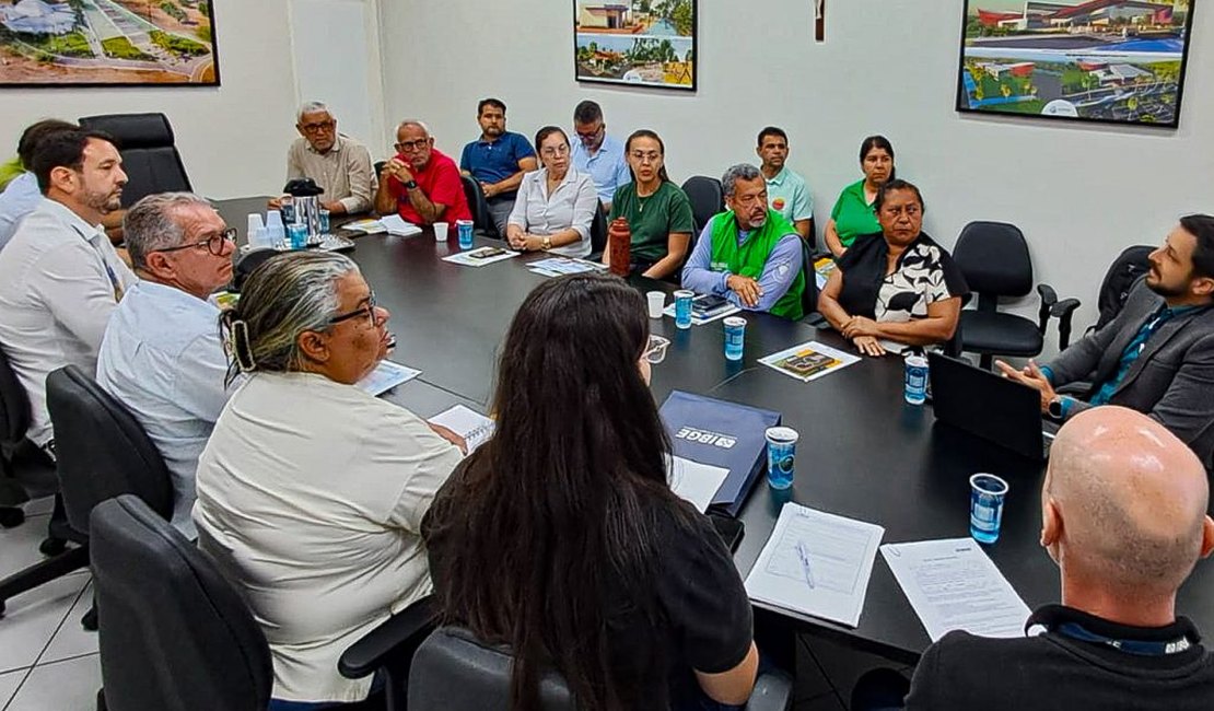 Arapiraca sedia reunião do IBGE para preparar Censo Agropecuário, Florestal e Aquícola