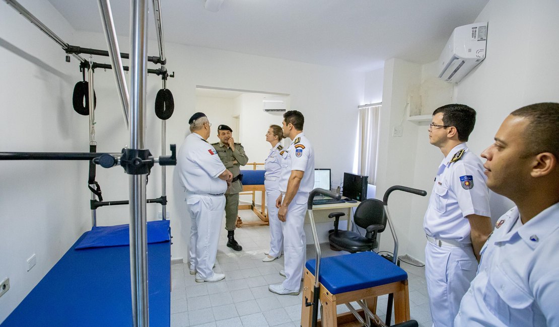 Centro Médico Hospitalar da PM inaugura sala de pilates e recebe ambulância