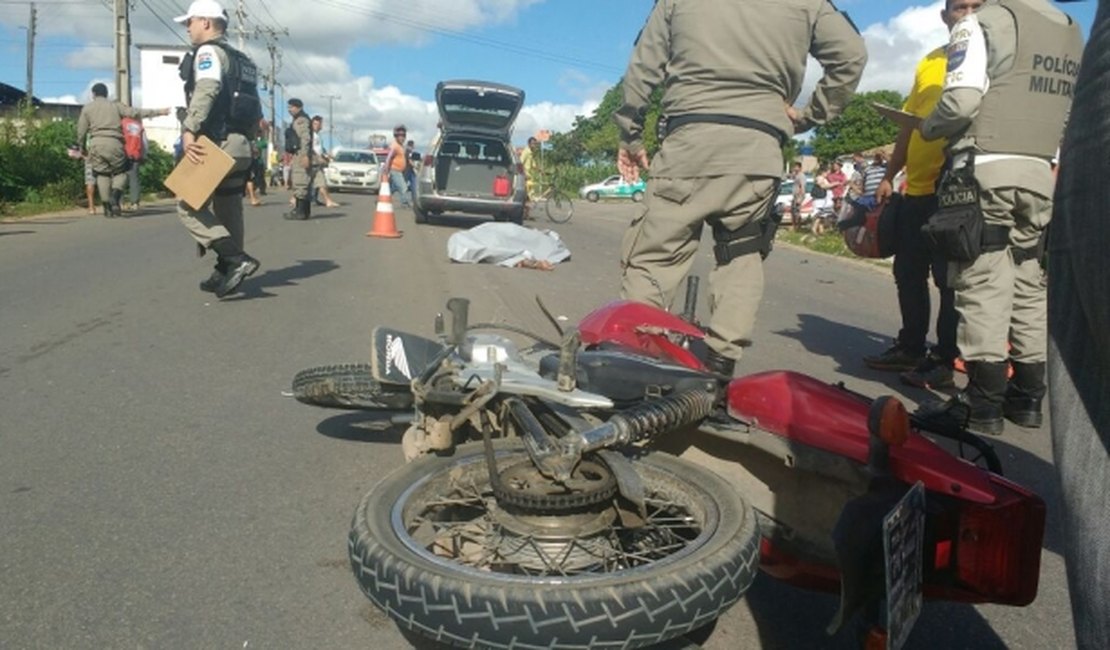 [Vídeo] Motociclista morre após acidente na Rodovia AL-220 no Agreste