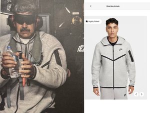 Roupa de Maduro viraliza e faz conjunto da Nike de R$ 1,7 mil disparar nas buscas
