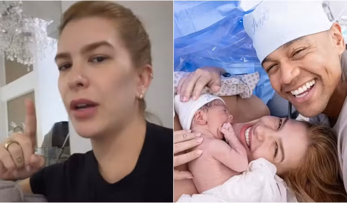 Lore Improta desabafa sobre recuperação após cesariana: 'Estou sofrendo'