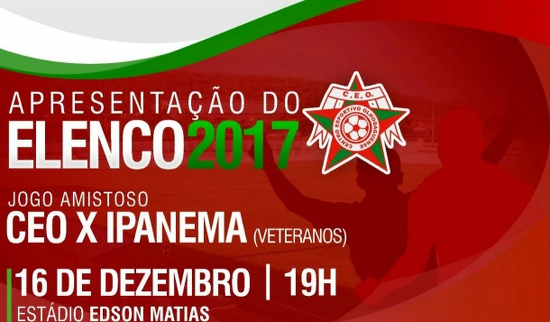 Primeiro adversário do ASA no alagoano 2017, CEO apresenta elenco na sexta-feira