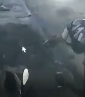 [Vídeo] Imagens do assaltante que deu coronhadas em comerciante de Arapiraca são divulgadas