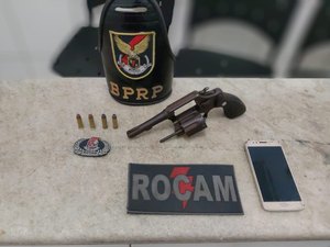Homem é preso com arma de fogo no Vergel do Lago