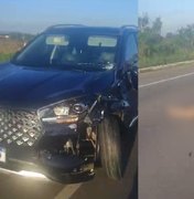 Motociclista morre após ser atingido por carro na AL-220, em Craíbas