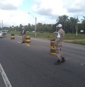 Polícia Militar garante segurança no retorno dos foliões à capital alagoana
