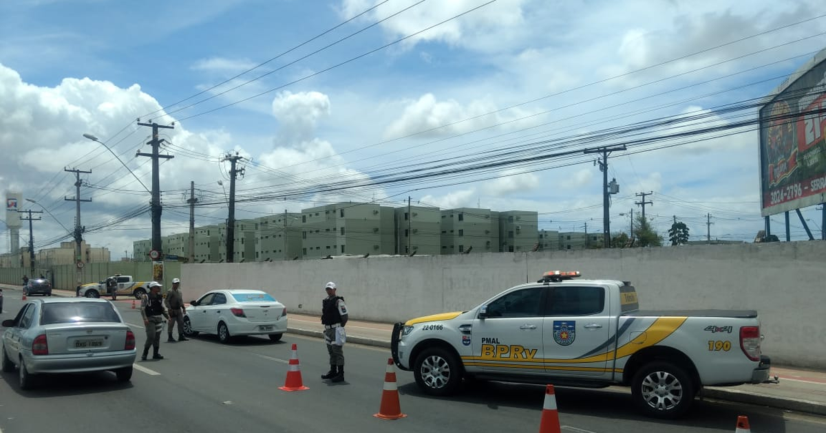 BPRv realiza Operação na AL-105 e na Avenida Cachoeira do Meirim ...
