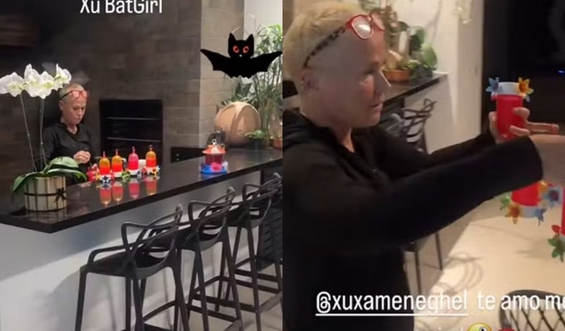 [Vídeo] Xuxa viraliza ao mostrar vídeo alimentando morcegos no jardim de casa