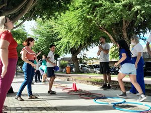 Ciclovia do Trabalhador  vira espaço para atividades pedagógicas e de educação física em Arapiraca