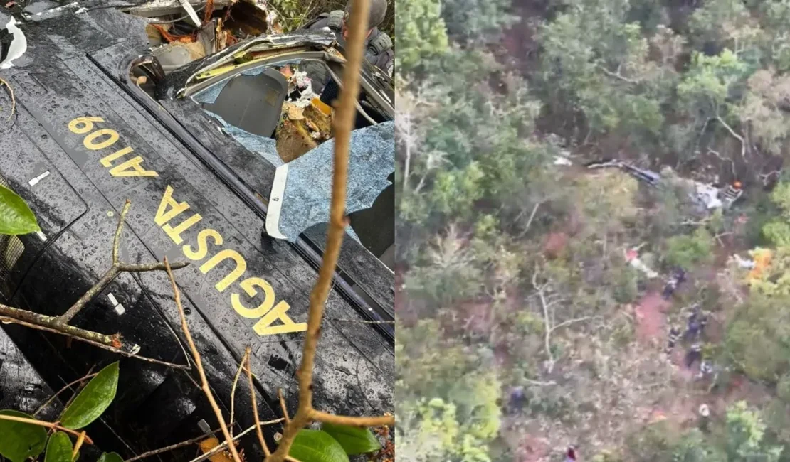 Vítima aciona próprio resgate após helicóptero cair no interior de SP