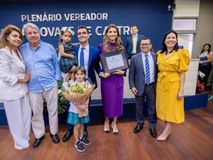 Primeira-dama de Maceió recebe título de Cidadã Honorária da capital