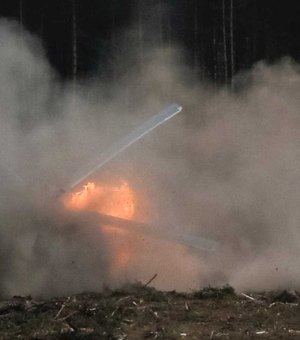 Avião com 164 passageiros pega fogo na Rússia