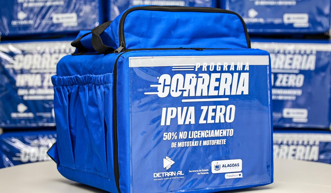 Detran Alagoas entrega bags para motociclistas profissionais na próxima terça (29)