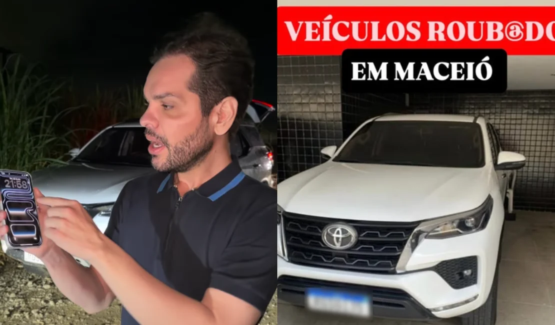Ex-prefeito de Estrela de Alagoas recupera carro roubado menos de 24 horas após crime
