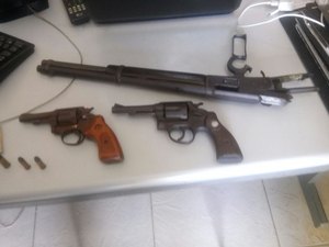 Três armas foram apreendidas em ação da Polícia Militar em Atalaia