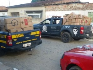 Vídeo: Após incêndio, PRF vai incinerar cigarros apreendidos na Operação Kapnós