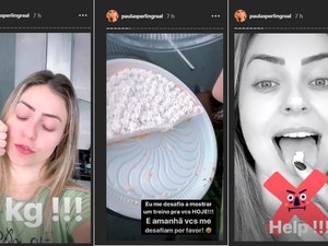 Ex-BBB Paula von sperling engordou seis quilos na quarentena