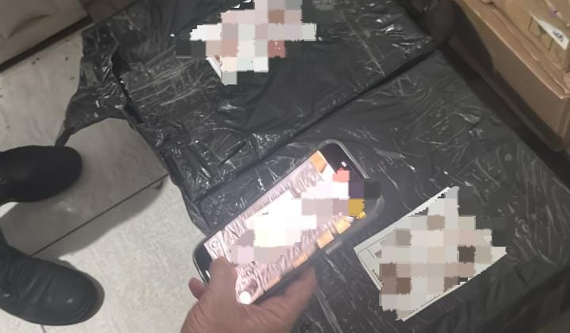 [Vídeo] Maconha e cocaína são apreendidas em armazém de transportadora paulista em Maceió