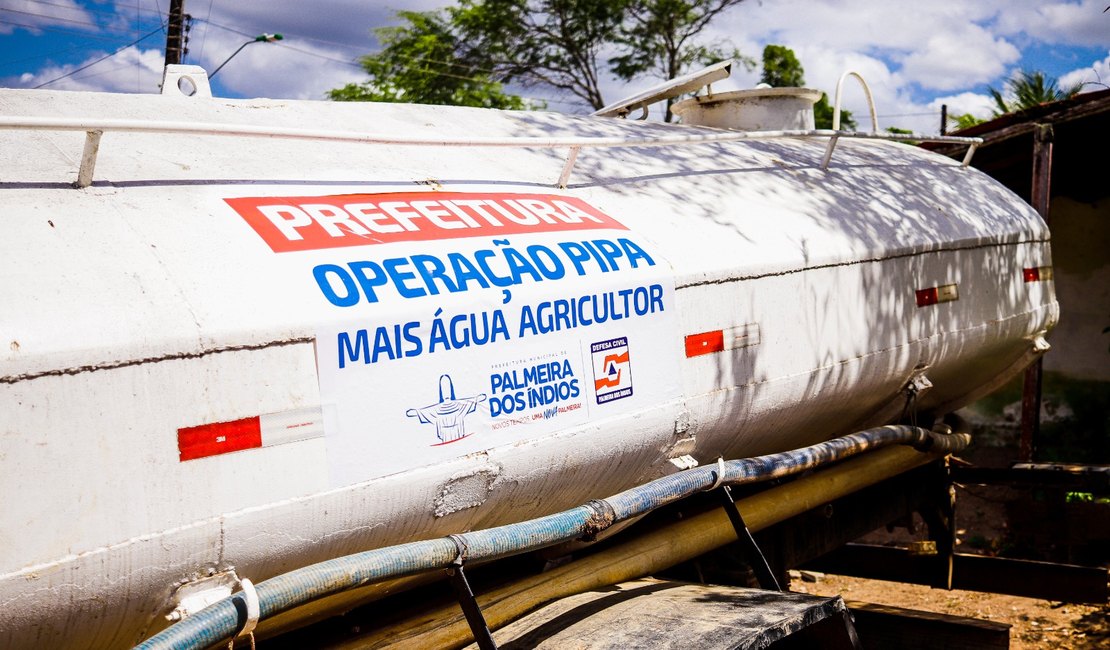 Prefeitura de Palmeira lança nova edição da Operação Pipa Mais Água Agricultor