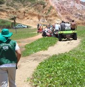 Força-tarefa mira bugues em área de vegetação protegida de Alagoas
