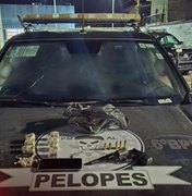 Suspeito de tráfico morre após troca de tiros e polícia apreende arma e drogas em Porto Calvo