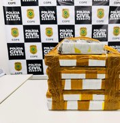 Polícia prende mulher que transportava drogas entre Sergipe e Alagoas