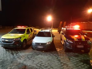 PRF prende homens por uso de documento falso e receptação na BR-316, em Santana do Ipanema