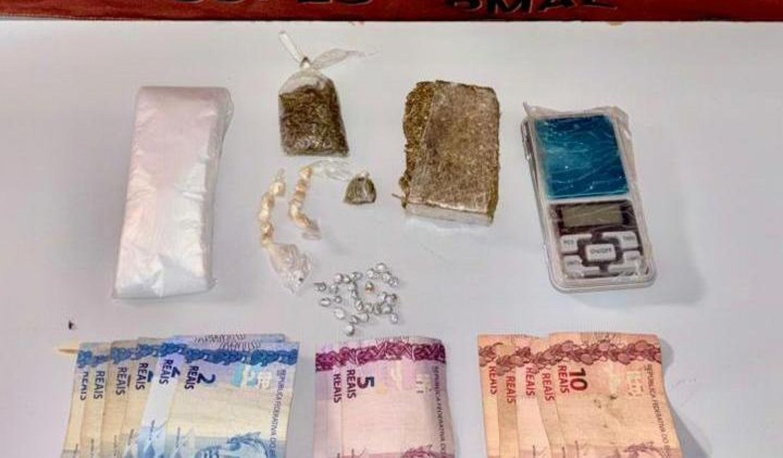 Polícia Militar apreende menor com drogas e quantia em dinheiro em Piranhas