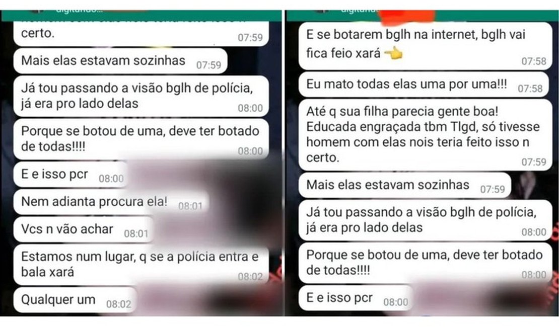 Prints do WhatsApp mostram conversa onde filha forja sequestro e tenta extorquir R$40 mil do próprio pai