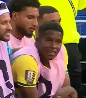 Dublagem revela desabafo de Endrick com Neymar em estreia do Brasil