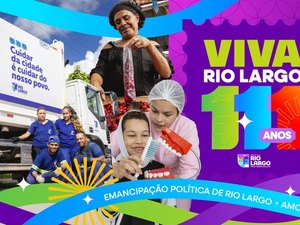 Rio Largo celebra 111 anos com entrega de fardamento escolar e inaugurações