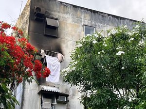Duas crianças morrem tentando fugir de incêndio em apartamento no Recife