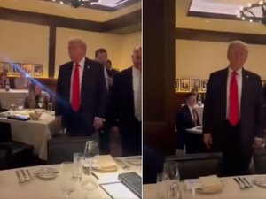 Manifestantes interrompem jantar de Trump: 'Hitler do nosso tempo!'