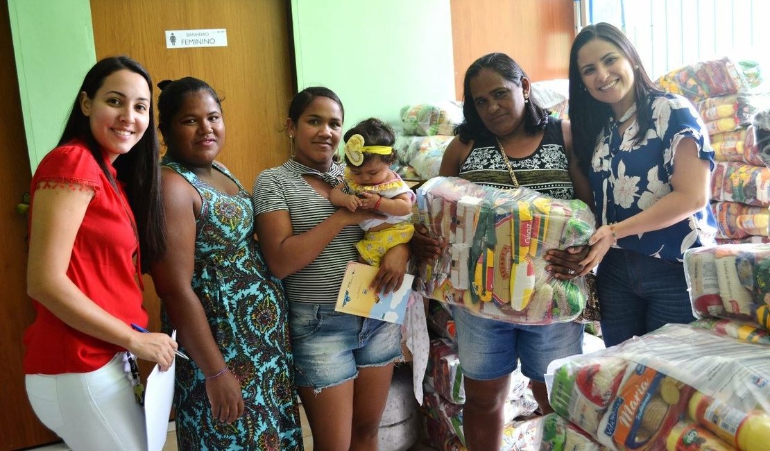 Gestantes são beneficiadas com cestas nutricionais em União dos Palmares