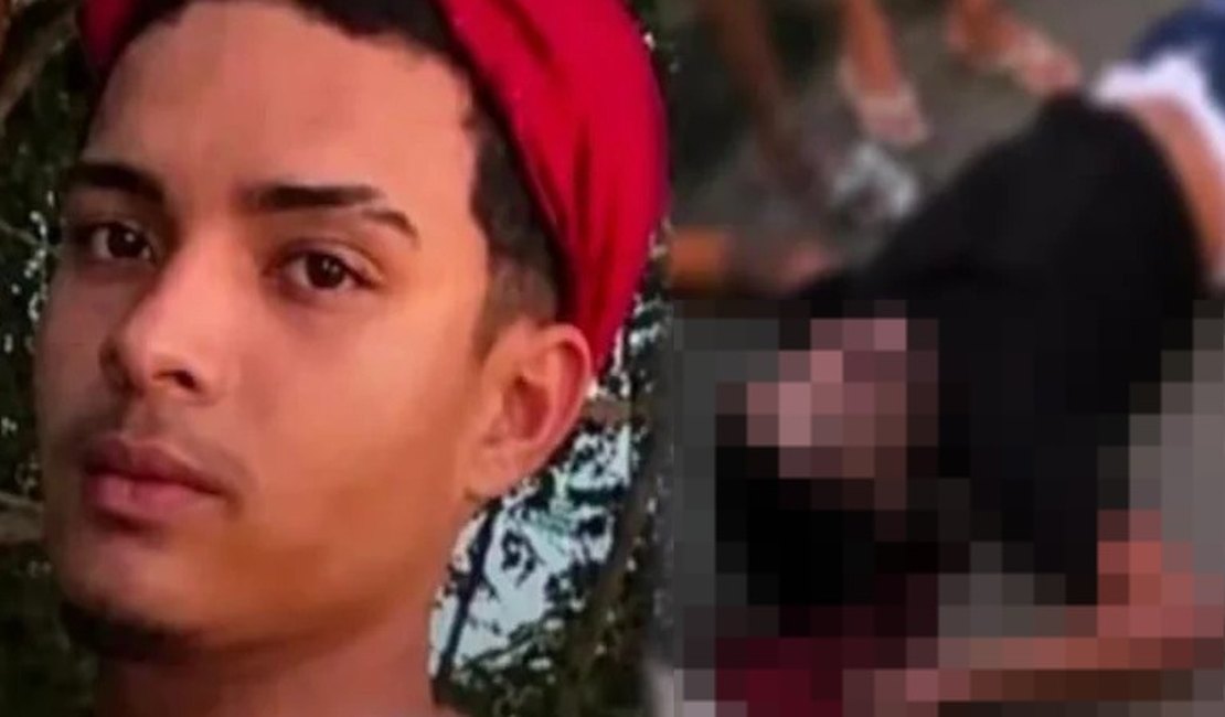 Criminosos encapuzados matam jovem a tiros em praça pública de Maceió