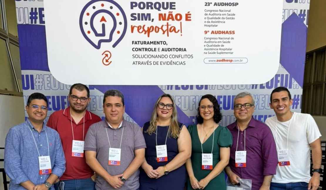 Prefeitura de Arapiraca marca presença no Congresso Brasileiro de Auditoria em Saúde